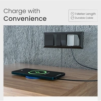 Ambrane AeroSync Charging Pad - White - White