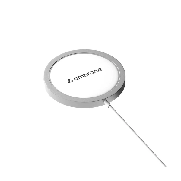 Ambrane AeroSync Charging Pad - White - White