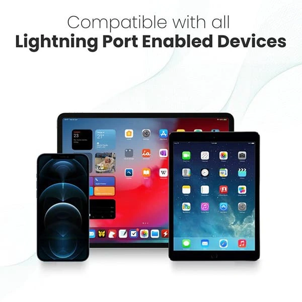 Ambrane AMC-10 MFI Certified Lightning Braided Cable