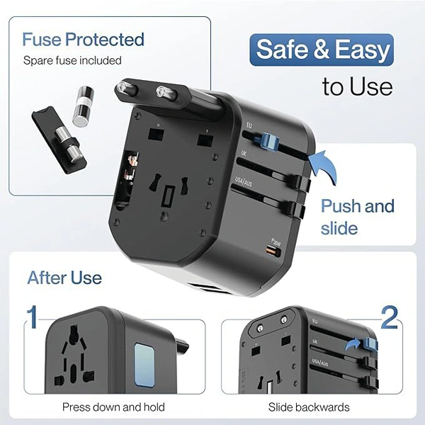 Ambrane ATA-01 Universal Travel Adapter