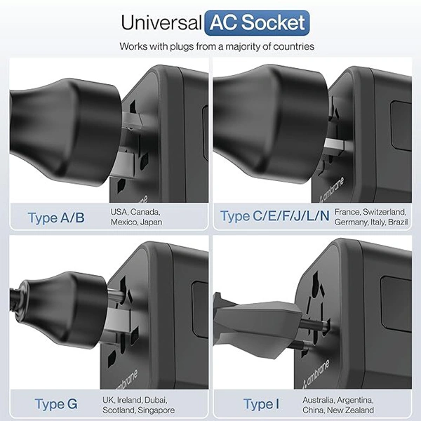 Ambrane ATA-01 Universal Travel Adapter