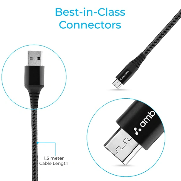 Ambrane BCM-15 Micro USB TO USB Cable