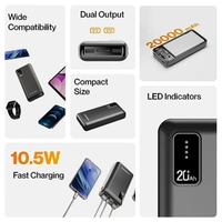 Ambrane Capsule 20 20000mAh Polymer Battery Powerbank