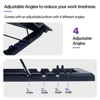 Ambrane ChillPad Cooling Pad Powerful Dual Fan