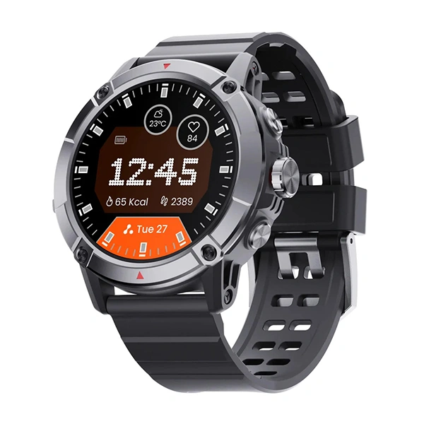 Ambrane Crest Pro Smart Watch - Black - Black