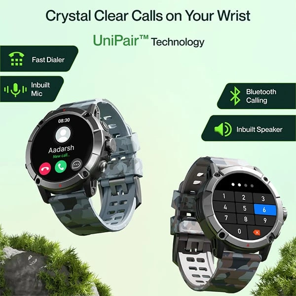 Ambrane Crest Pro Smart Watch - Black - Black