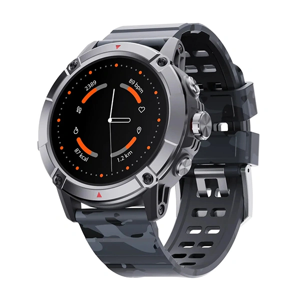 Ambrane Crest Pro Smart Watch - Black Camouflage - Black Camouflage