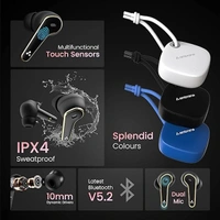 Ambrane Dots Dew True Wireless Earbuds - White - White