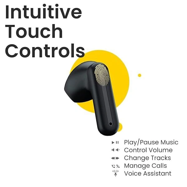 Ambrane Dots Muse Wireless Earbuds - White - White