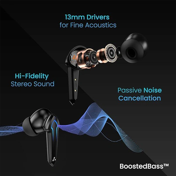Ambrane Dots Play True Wireless Gaming Earbuds