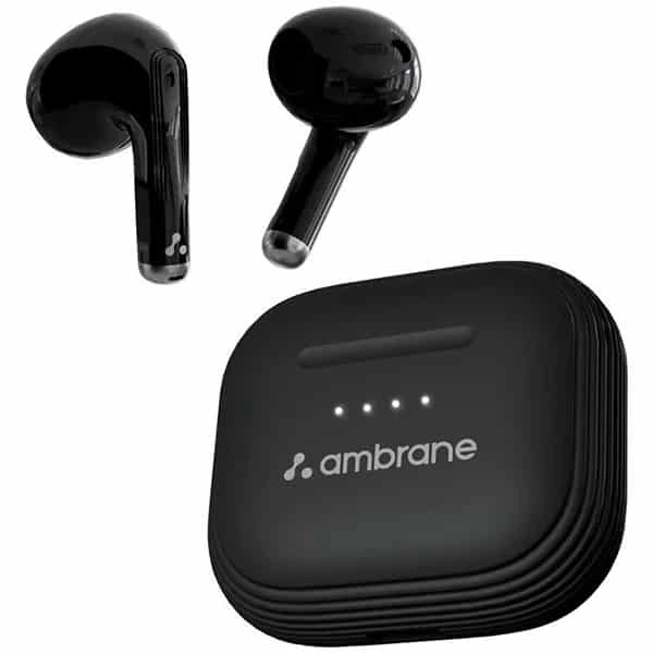 Ambrane Dots Tune True Wireless Earbuds - Black - Black
