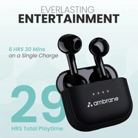 Ambrane Dots Tune True Wireless Earbuds - White - White