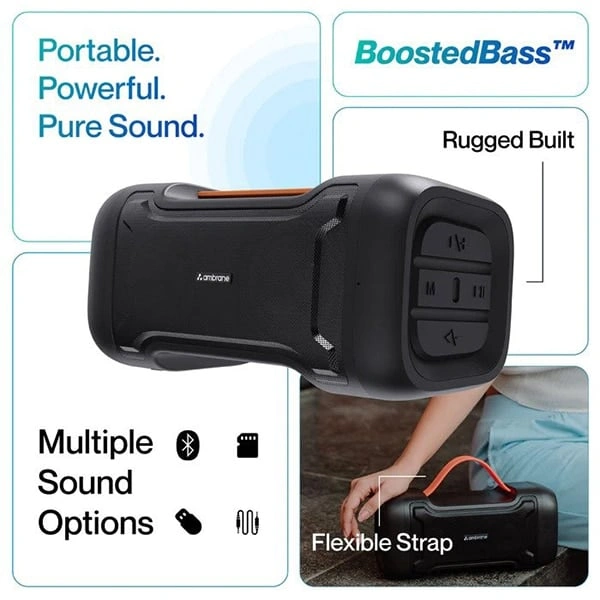 Ambrane Evoke Thunder Bluetooth Speaker