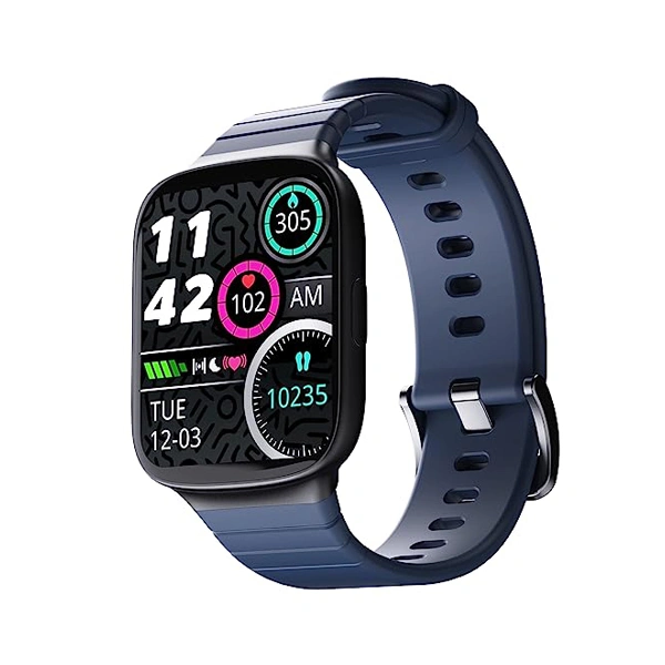 Ambrane Fitshot Edge Smart Watch - Blue - Blue