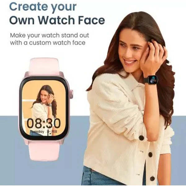 Ambrane Fitshot Flex Smart Watch - Pink - Pink