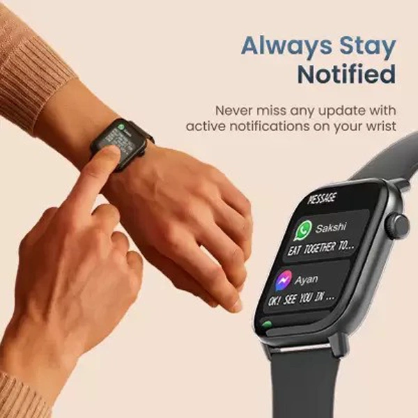 Ambrane Fitshot Flex Smart Watch - Pink - Pink
