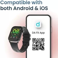 Ambrane Fitshot Flex Smart Watch - Black - Black