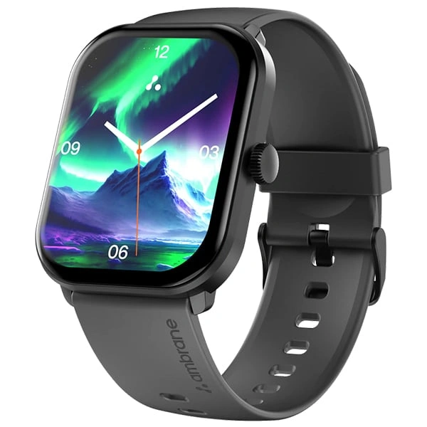 Ambrane Glaze+ BT Calling Smartwatch - Maroon - Maroon