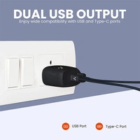 Ambrane H11 20W Dual Port BoostedSpeed Charger - White - White