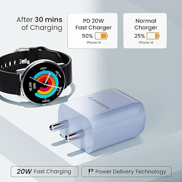 Ambrane Impulz M20 20W BoostedSpeed Charger