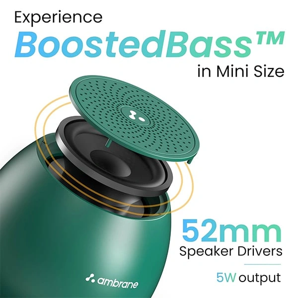 Ambrane MiniPod Speaker - Blue - Blue