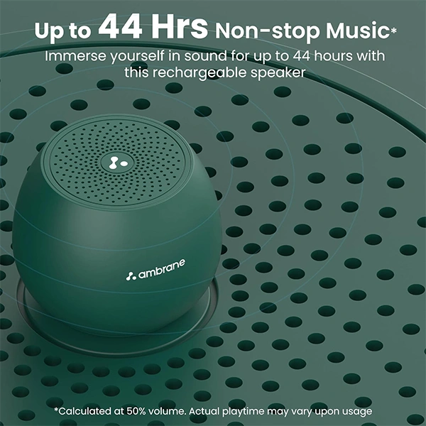 Ambrane MiniPod Speaker - Blue - Blue