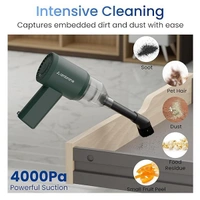Ambrane MiniVac 01 Portable Cordless Vacuum Cleaner - Black - Black