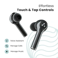 Ambrane NeoBuds 33 True Wireless in Ear Earbuds with Mic - Black - Black