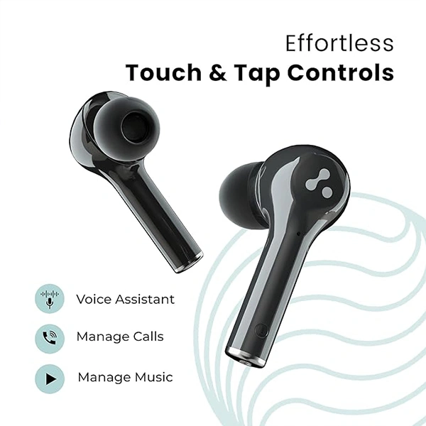 Ambrane NeoBuds 33 True Wireless in Ear Earbuds with Mic - Black - Black