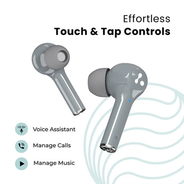 Ambrane NeoBuds 33 True Wireless in Ear Earbuds with Mic - Grey - Grey