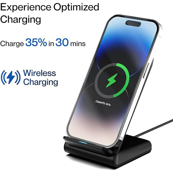 Ambrane PowerPod 15W Wireless BoostedSpeed Wireless Charger