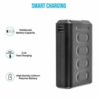 Ambrane PP-102 10000 mAh Power Bank - White - White