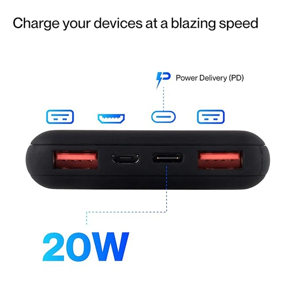 Ambrane PP-200 10000mAh Polymer Battery Powerbank
