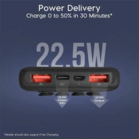 Ambrane PW-38 10000 mAh Wireless Powerbank