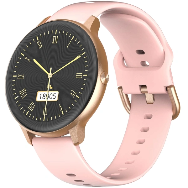Ambrane Sphere Smartwatch with 450 Nits Brightness Lucid Display™ - Pink - Pink