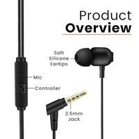 Ambrane Stringz-65 Wired In Ear Earphone