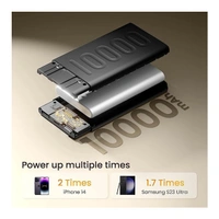 Ambrane Stylo 10k 10000mAh Polymer Battery Powerbank - Black