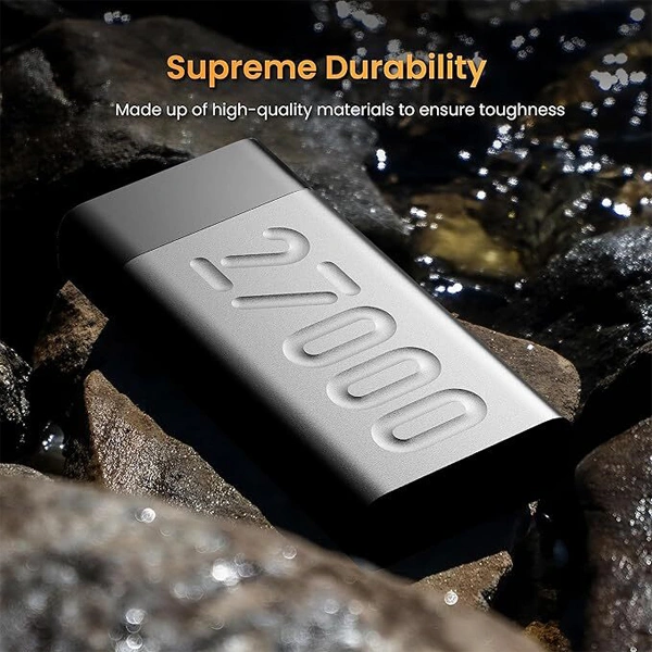 Ambrane StyloPRO 27000mAh Li-Polymer Power Bank - Black - Black