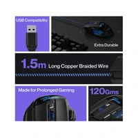 Ambrane Trone Gaming Mouse - Black