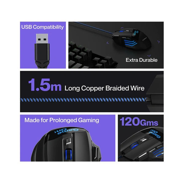 Ambrane Trone Gaming Mouse - Black