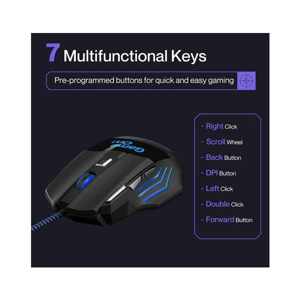 Ambrane Trone Gaming Mouse - Black