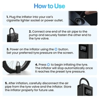 Ambrane Tyre Inflator Turbo Lite