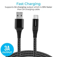 Ambrane Unbreakable 3A Fast Charging USB Cable