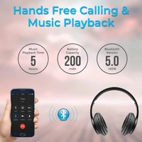 Ambrane WH-74 Wireless Headphones With Mic