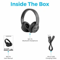 Ambrane WH-74 Wireless Headphones With Mic