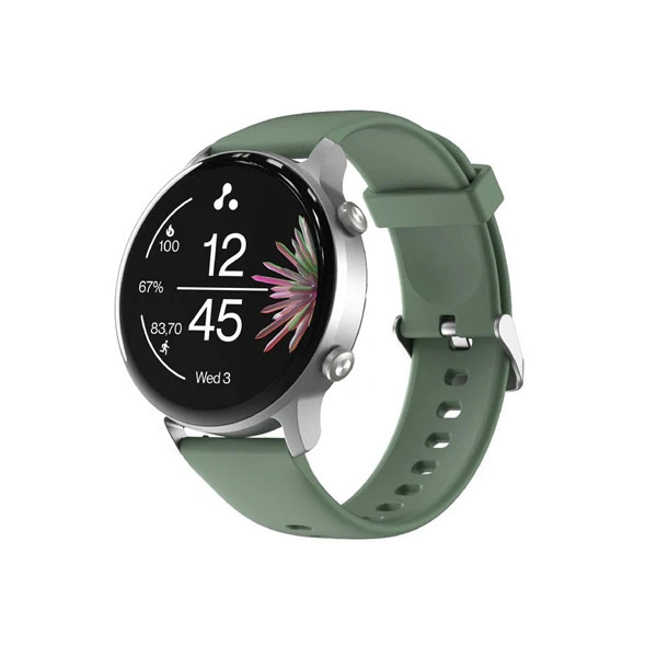 Ambrane Wise Ace 1.28" Bluetooth calling with LucidDisplay Smart Watch - Green