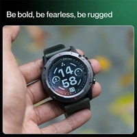Ambrane Wise Crest with The Bluetooth Calling Smartwatch - Black Camouflage - Black Camouflage