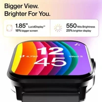 Ambrane Wise Eon Pro 1.85" Display with BT Calling Smartwatch - Cream - Cream