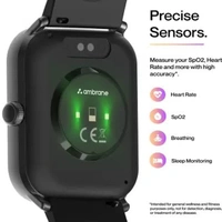 Ambrane Wise Eon Pro 1.85" Display with BT Calling Smartwatch - Cream - Cream
