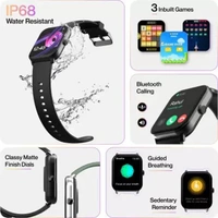 Ambrane Wise Eon Pro 1.85" Display with BT Calling Smartwatch - Cream - Cream